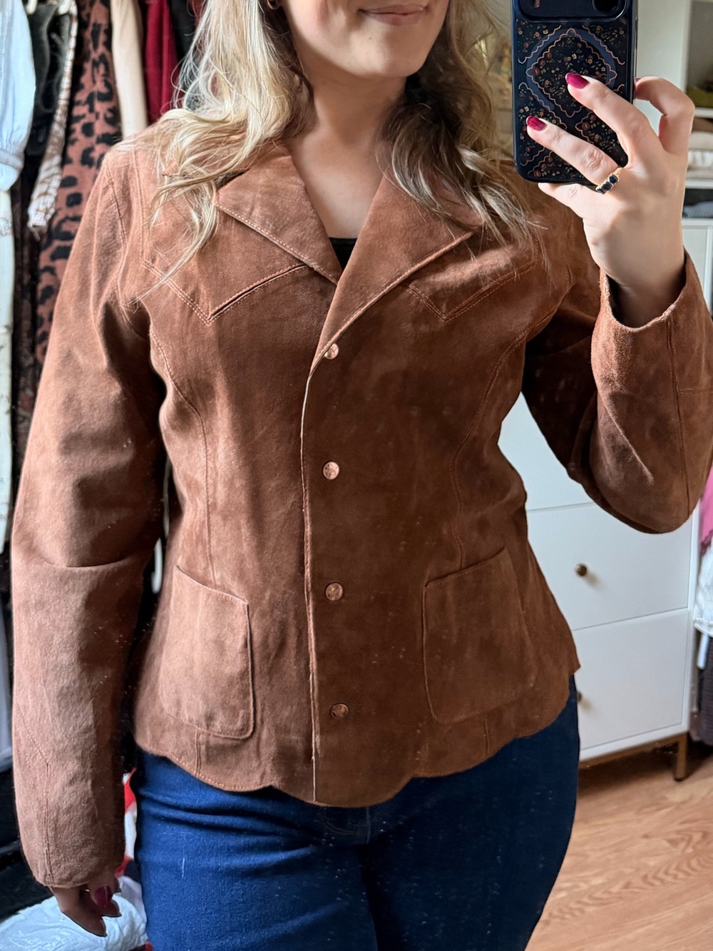 Wilson’s Vintage Brown Suede Jacket🍂 - Picture 3 of 7